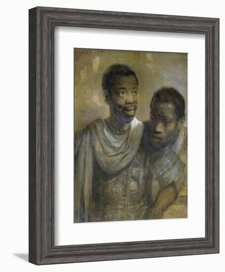 Two Black Men-Rembrandt van Rijn-Framed Giclee Print