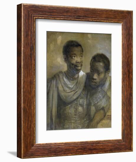 Two Black Men-Rembrandt van Rijn-Framed Giclee Print