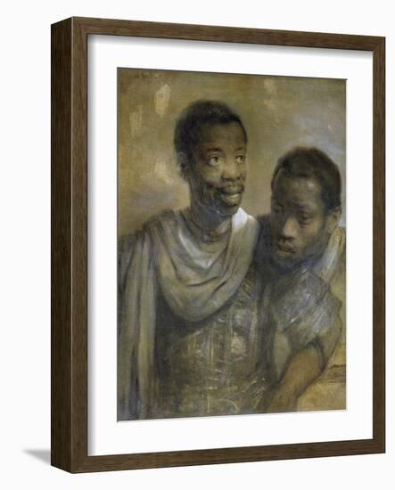 Two Black Men-Rembrandt van Rijn-Framed Giclee Print