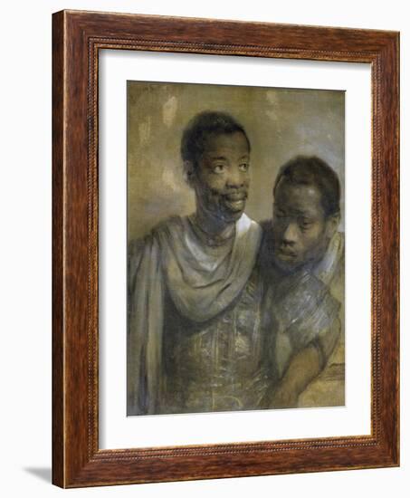 Two Black Men-Rembrandt van Rijn-Framed Giclee Print