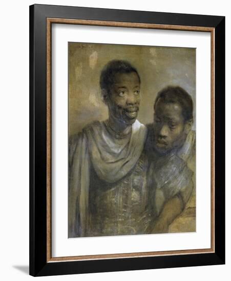 Two Black Men-Rembrandt van Rijn-Framed Giclee Print