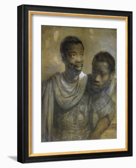 Two Black Men-Rembrandt van Rijn-Framed Giclee Print