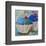 Two Blue 6X6-null-Framed Art Print