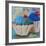 Two Blue 6X6-null-Framed Art Print