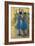 Two Blue Dancers-Edgar Degas-Framed Giclee Print