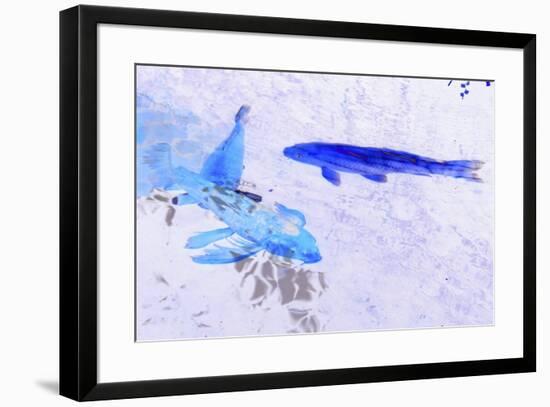 Two Blue Fish-Tom Kelly-Framed Giclee Print