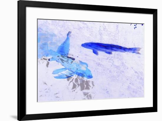 Two Blue Fish-Tom Kelly-Framed Giclee Print