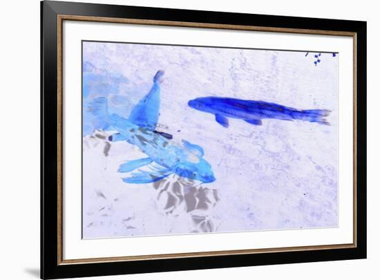 Two Blue Fish-Tom Kelly-Framed Giclee Print