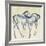 Two Blue Horses-Franz Marc-Framed Giclee Print