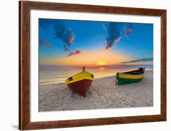 Two Boats-Maya Sokolovska-Framed Art Print