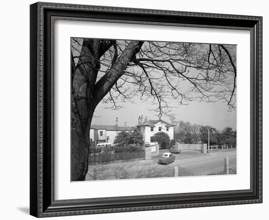Two Bond Disabled Cars Outside the Ciswo Paraplegic Centre, Pontefract, West Yorkshire, 1960-Michael Walters-Framed Photographic Print
