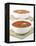 Two Bowls of Tomato Soup-Matt Johannsson-Framed Premier Image Canvas