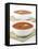 Two Bowls of Tomato Soup-Matt Johannsson-Framed Premier Image Canvas