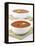 Two Bowls of Tomato Soup-Matt Johannsson-Framed Premier Image Canvas