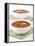 Two Bowls of Tomato Soup-Matt Johannsson-Framed Premier Image Canvas