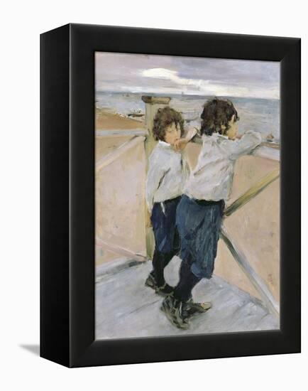 Two Boys, 1899-Valentin Aleksandrovich Serov-Framed Premier Image Canvas