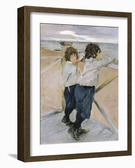 Two Boys, 1899-Valentin Aleksandrovich Serov-Framed Giclee Print