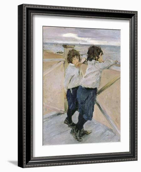 Two Boys, 1899-Valentin Aleksandrovich Serov-Framed Giclee Print