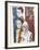 Two Boys and a Rabbi from People in Israel-Moshe Gat-Framed Limited Edition