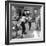 Two Boys Play-Fight While Other Children Look On, Harlem, 1938-Hansel Mieth-Framed Photographic Print