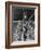 Two Boys Playing in a Barn-Ed Clark-Framed Photographic Print