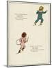 Two Boys Running-Kate Greenaway-Mounted Art Print