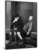 Two Boys Sitting on Doorstep-Nat Farbman-Mounted Photographic Print