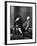 Two Boys Sitting on Doorstep-Nat Farbman-Framed Photographic Print