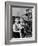 Two Brothers Look at a Christmas Tree in their Living Room in Germany, Ca. 1949-null-Framed Photographic Print