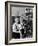 Two Brothers Look at a Christmas Tree in their Living Room in Germany, Ca. 1949-null-Framed Photographic Print