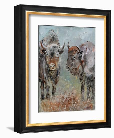 Two Buffaloes-Pol Ledent-Framed Premium Giclee Print