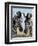 Two Burchell's Zebra, Equus Burchelli, Etosha National Park, Namibia, Africa-Ann & Steve Toon-Framed Photographic Print