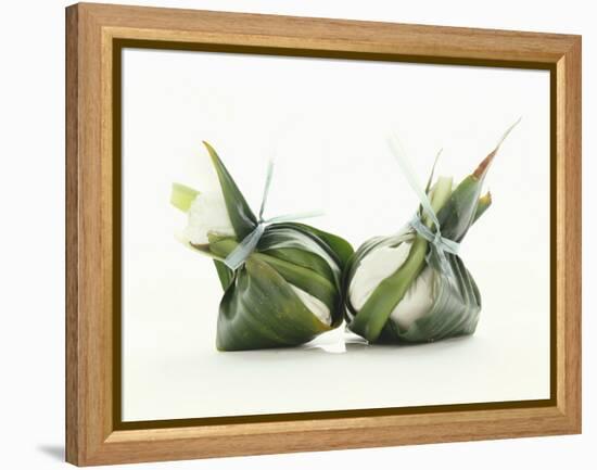 Two Burrata (S. Italian Cheese Speciality)-Luzia Ellert-Framed Premier Image Canvas