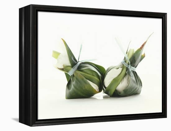 Two Burrata (S. Italian Cheese Speciality)-Luzia Ellert-Framed Premier Image Canvas