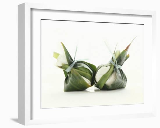 Two Burrata (S. Italian Cheese Speciality)-Luzia Ellert-Framed Photographic Print