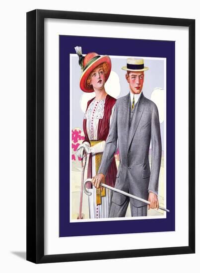 Two-Button Long Soft Roll Half-Peaked-null-Framed Art Print