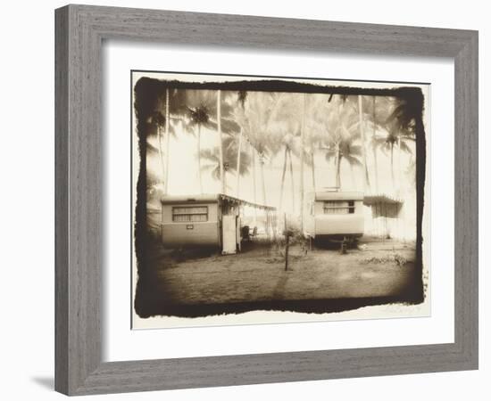 Two caravans, Queensland, Australia-Theo Westenberger-Framed Art Print