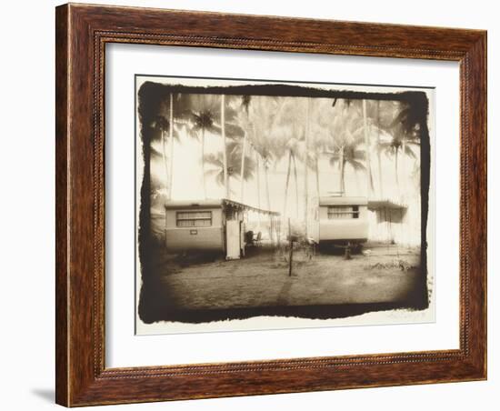 Two caravans, Queensland, Australia-Theo Westenberger-Framed Art Print