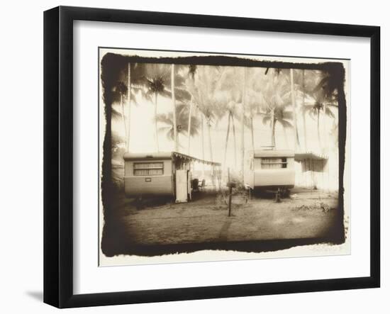Two caravans, Queensland, Australia-Theo Westenberger-Framed Art Print