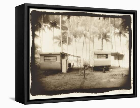 Two caravans, Queensland, Australia-Theo Westenberger-Framed Stretched Canvas