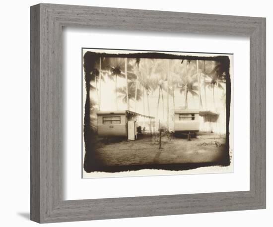 Two caravans, Queensland, Australia-Theo Westenberger-Framed Art Print