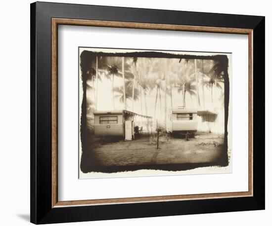 Two caravans, Queensland, Australia-Theo Westenberger-Framed Art Print