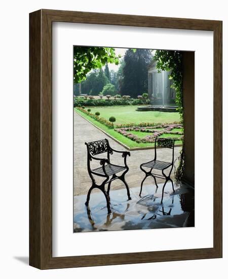 Two Cast-Iron Chairs Designed by Schinkel-Karl Friedrich Schinkel-Framed Giclee Print