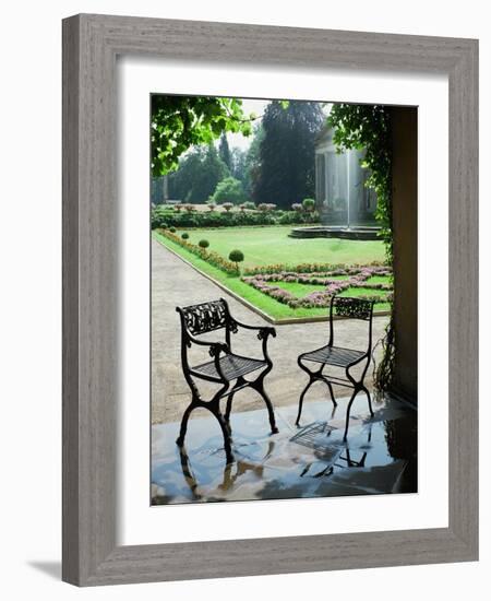 Two Cast-Iron Chairs Designed by Schinkel-Karl Friedrich Schinkel-Framed Giclee Print