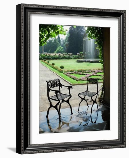 Two Cast-Iron Chairs Designed by Schinkel-Karl Friedrich Schinkel-Framed Giclee Print