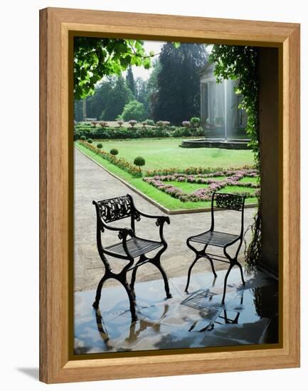 Two Cast-Iron Chairs Designed by Schinkel-Karl Friedrich Schinkel-Framed Premier Image Canvas