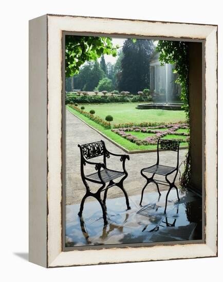 Two Cast-Iron Chairs Designed by Schinkel-Karl Friedrich Schinkel-Framed Premier Image Canvas