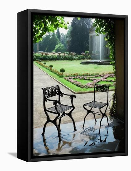 Two Cast-Iron Chairs Designed by Schinkel-Karl Friedrich Schinkel-Framed Premier Image Canvas