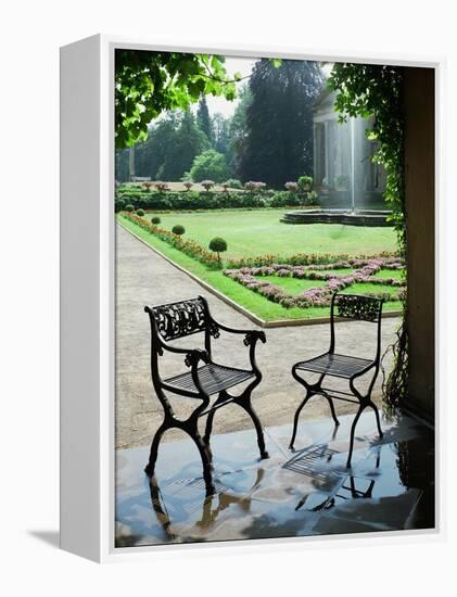 Two Cast-Iron Chairs Designed by Schinkel-Karl Friedrich Schinkel-Framed Premier Image Canvas