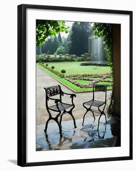 Two Cast-Iron Chairs Designed by Schinkel-Karl Friedrich Schinkel-Framed Giclee Print